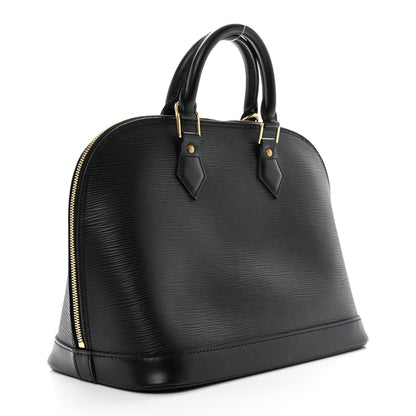Louis Vuitton Epi Alma PM Black 3 of 10