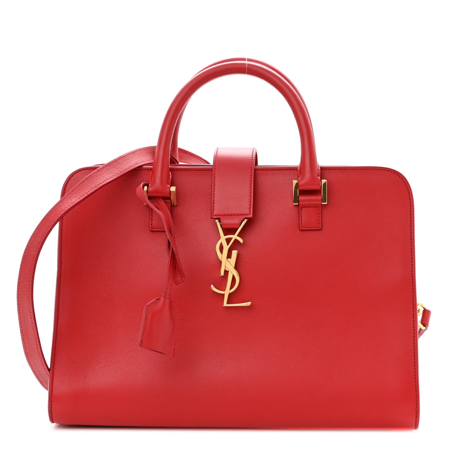 Calfskin Baby Monogram Cabas Red