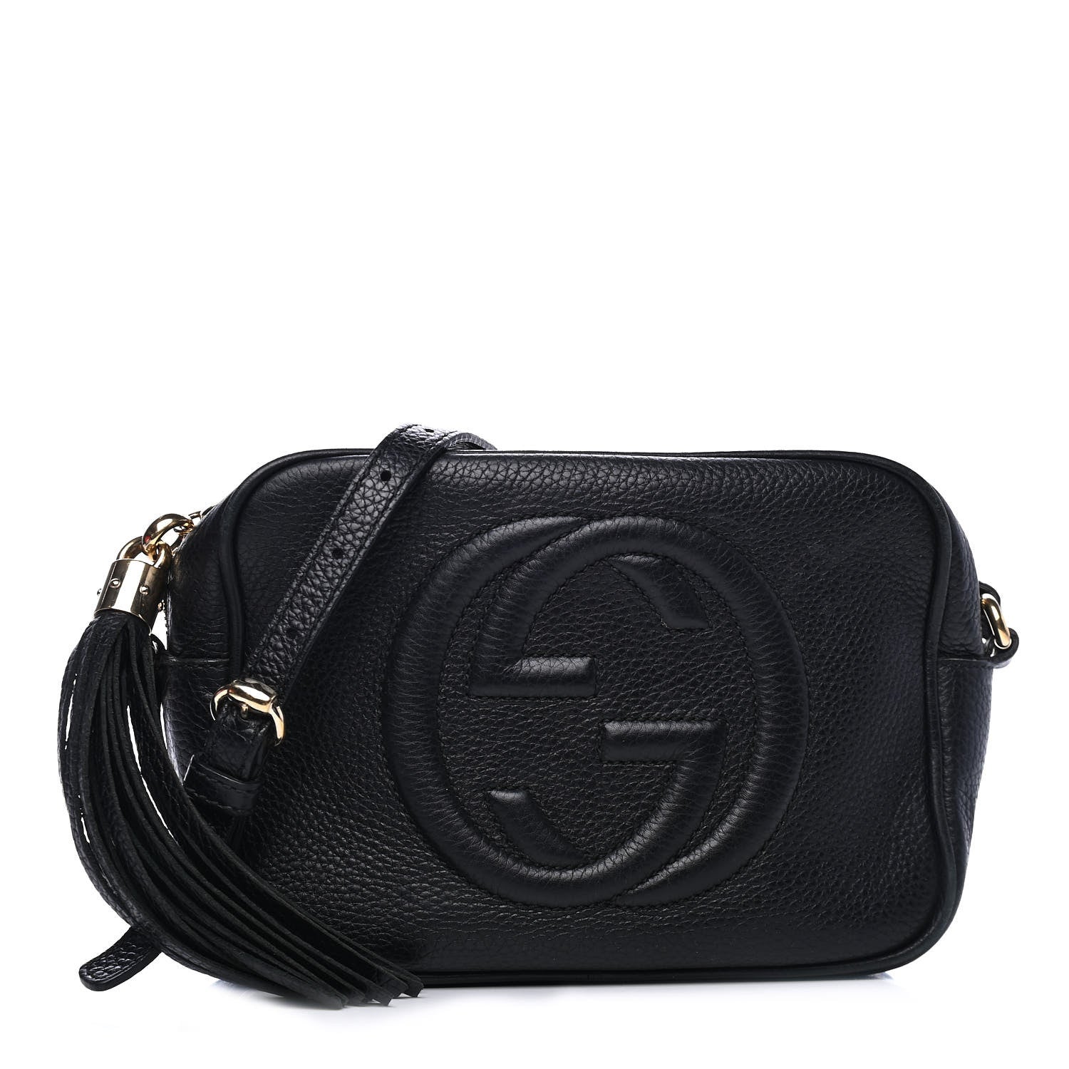 Gucci Pebbled Calfskin Small Soho Disco Bag Black 1 of 6