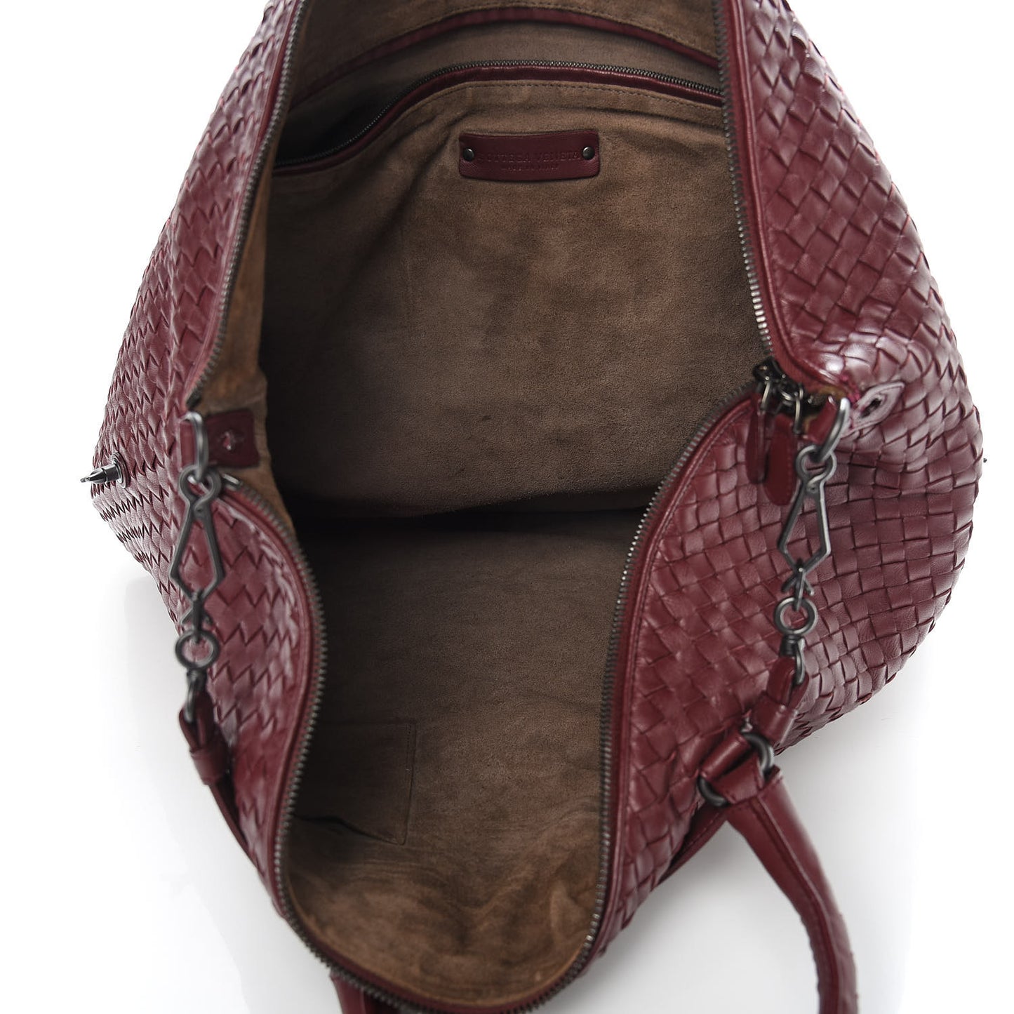 Nappa Intrecciato Maxi Convertible Tote Barolo