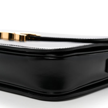 Celine Shiny Calfskin Medium Triomphe Black 9 of 13