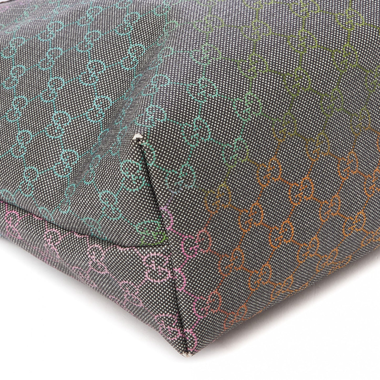 GG Plus Monogram Medium Signature Web Loop Tote Multicolor