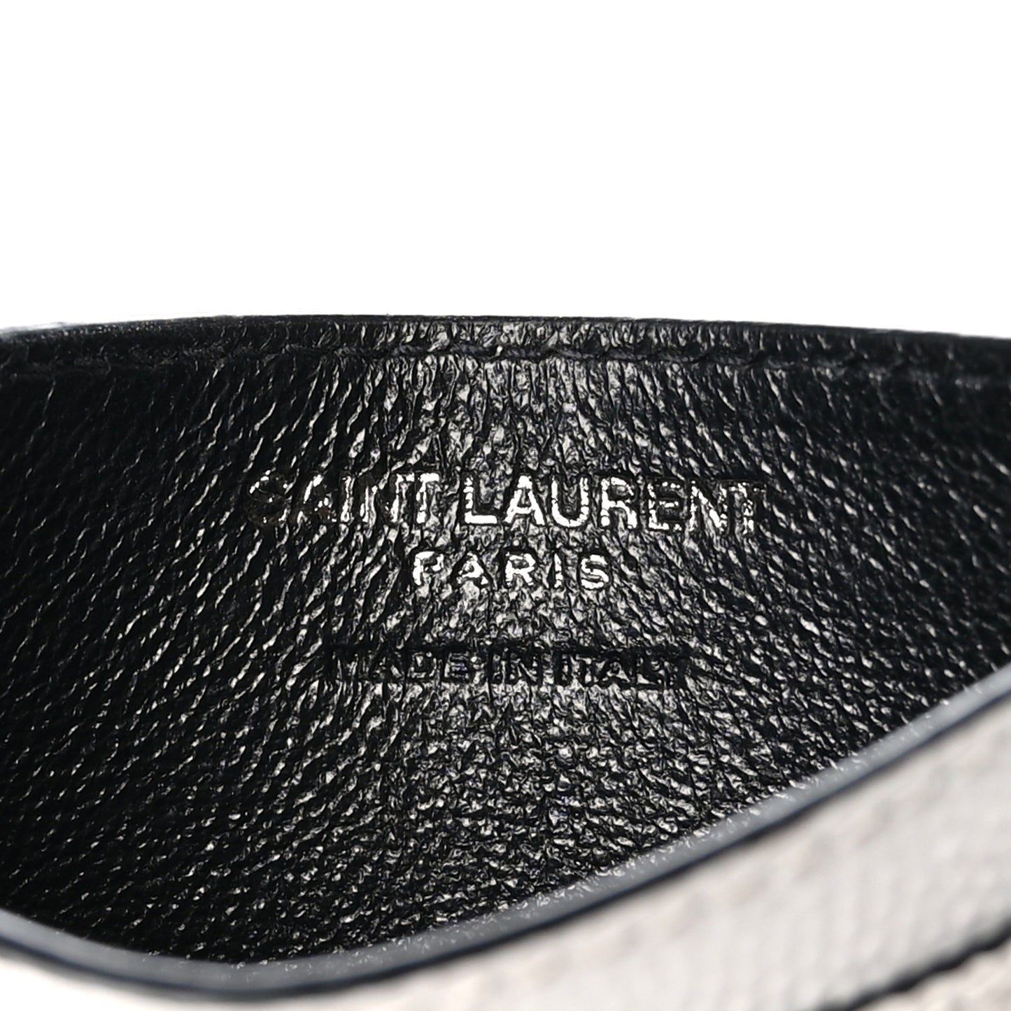 Grain De Poudre Geo Print Card Case White Black