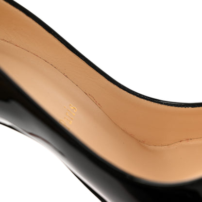 Christian Louboutin Patent Pigalle Follies 100 Pumps 35 Black 9 of 11