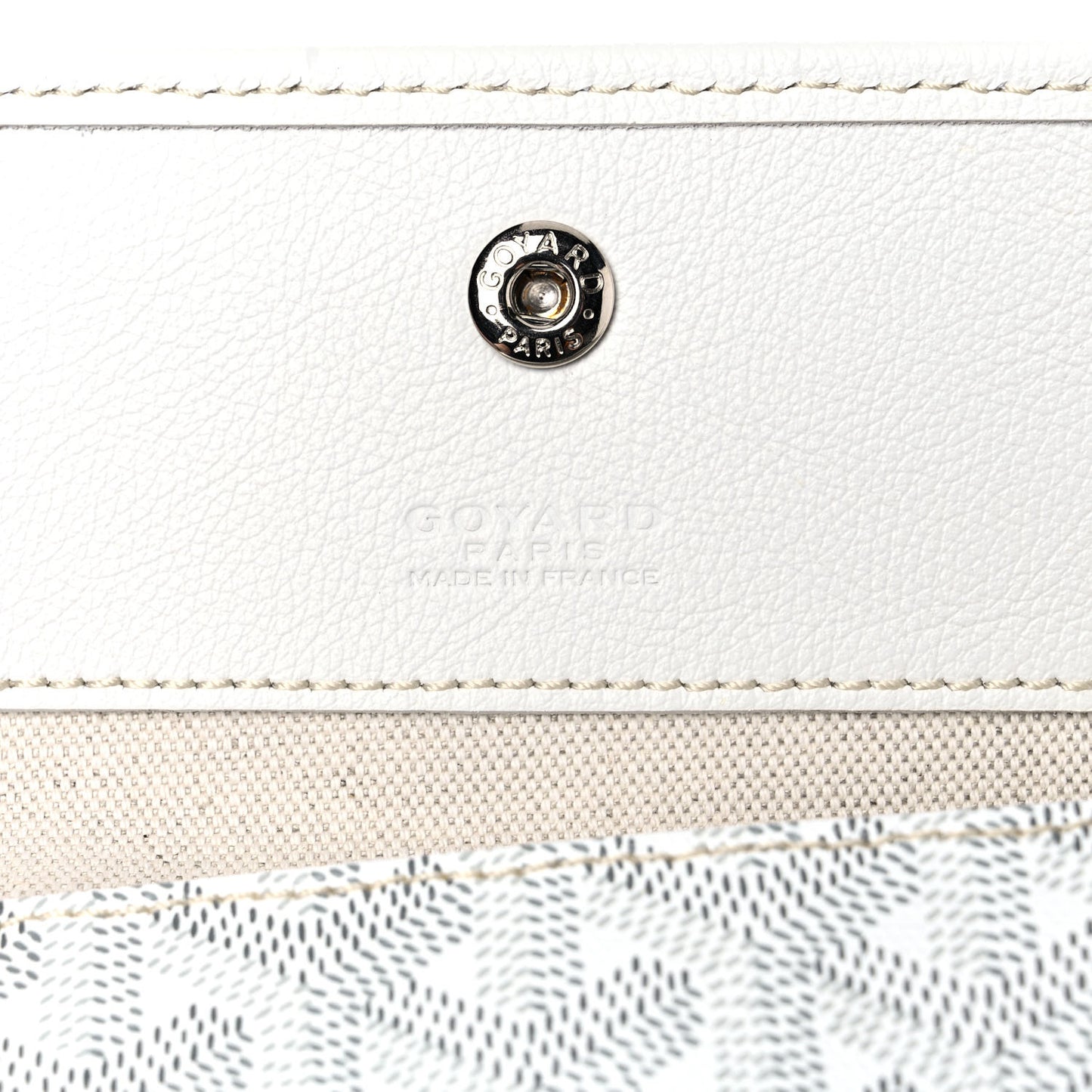 Goyardine Saint Louis PM White