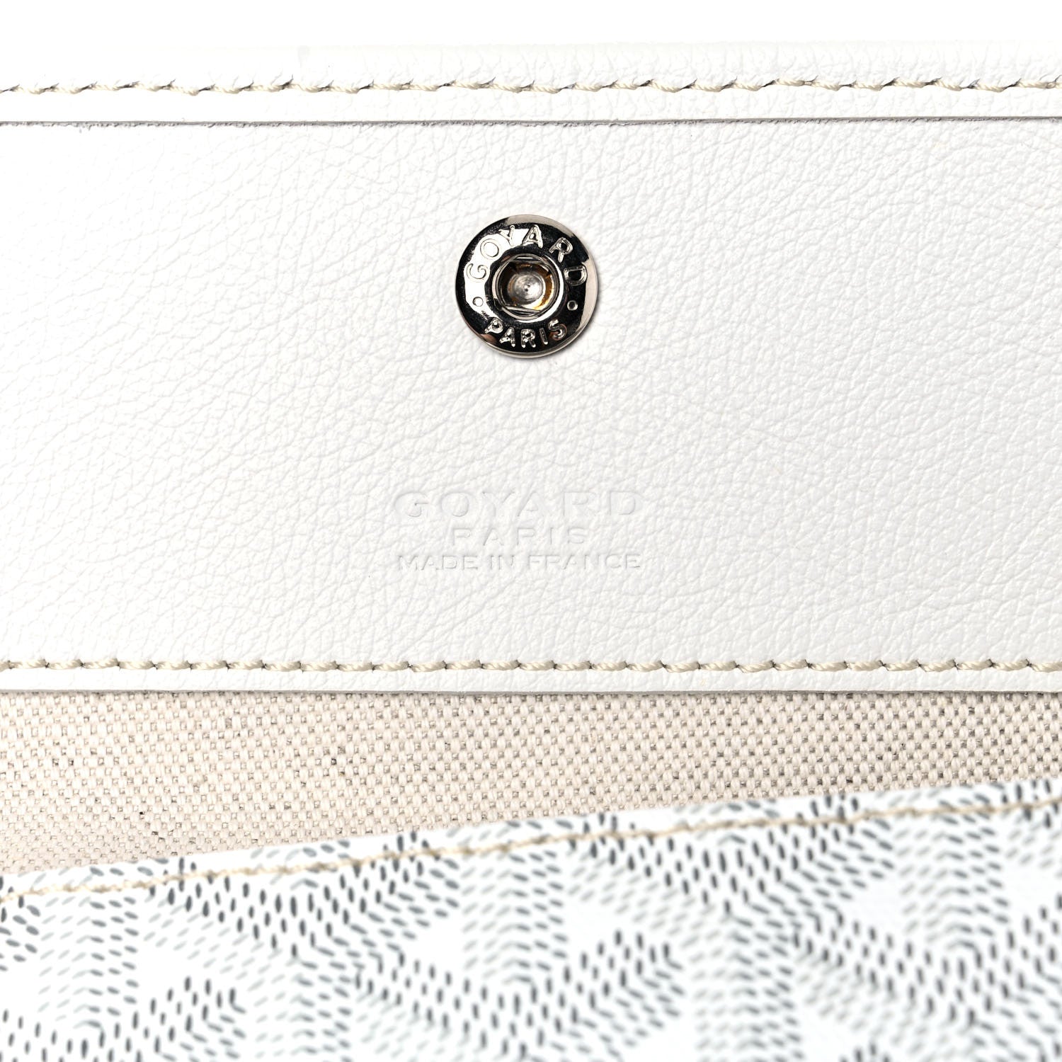 Goyard Goyardine Saint Louis PM White 6 of 8