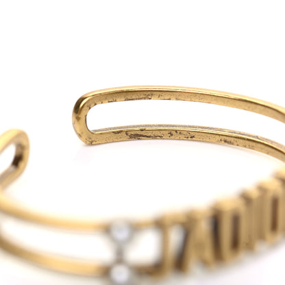 Christian Dior Metal Pearl J'Adior Bracelet Cuff Gold 4 of 5