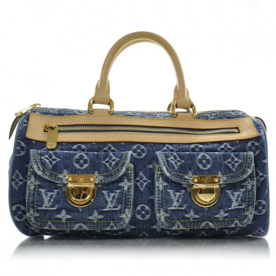 Monogram Denim Neo Speedy Blue
