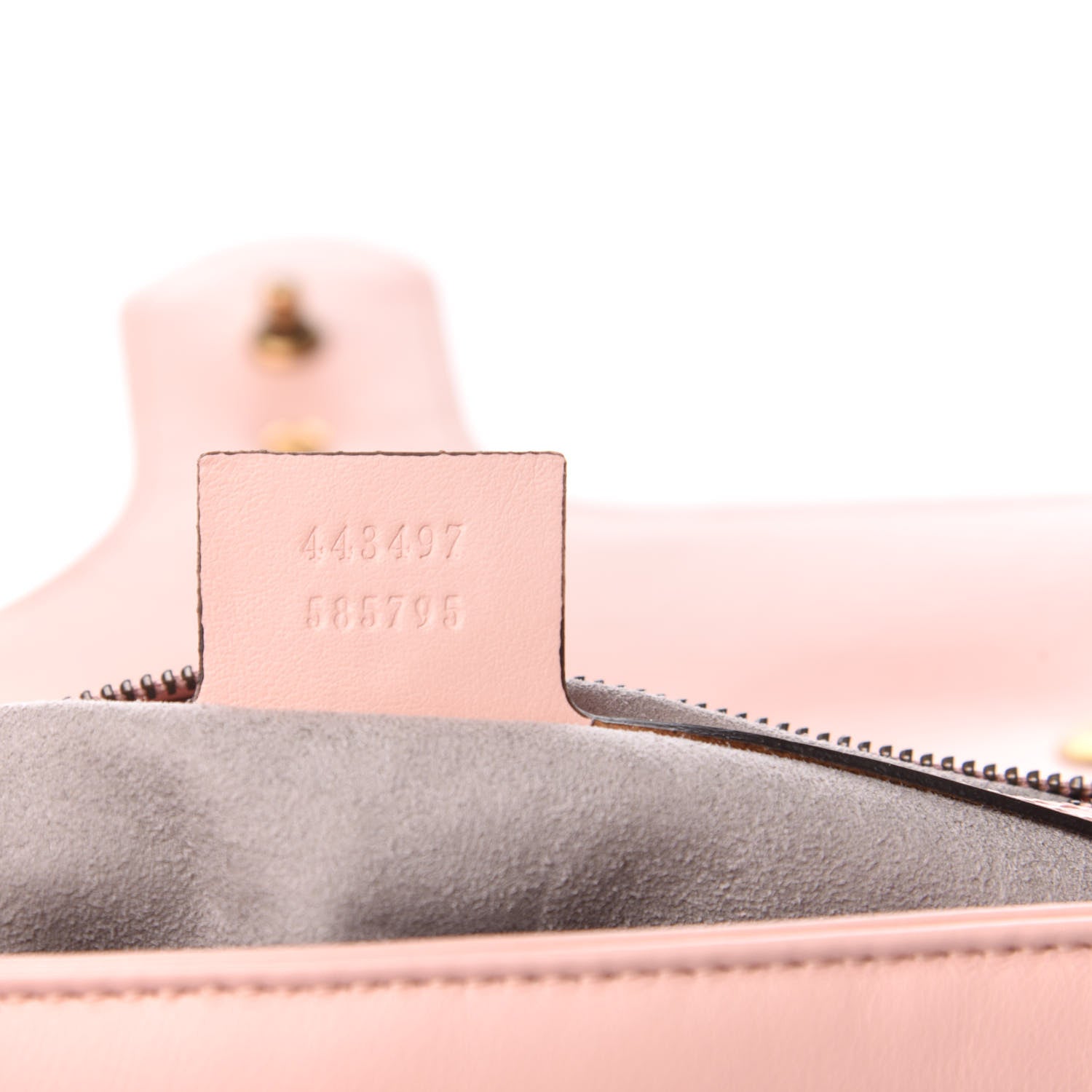 Gucci Calfskin Matelasse Small GG Marmont Shoulder Bag Perfect Pink 10 of 11
