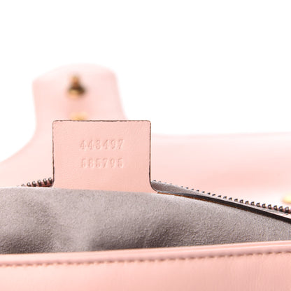 Gucci Calfskin Matelasse Small GG Marmont Shoulder Bag Perfect Pink 10 of 11