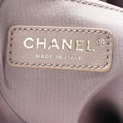 Chanel Lambskin CC Shoulder Bag Lilac 6 of 10