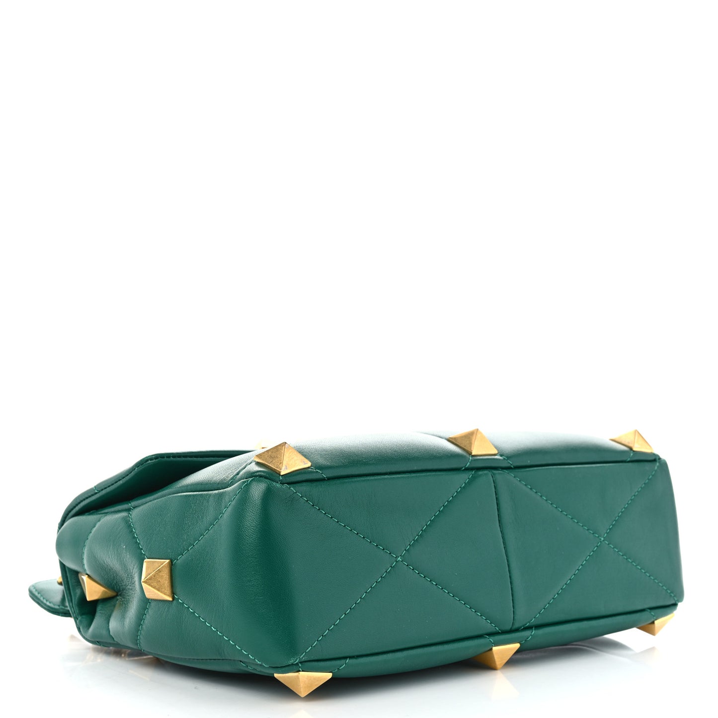 Nappa Roman Stud Shoulder Bag Jungle