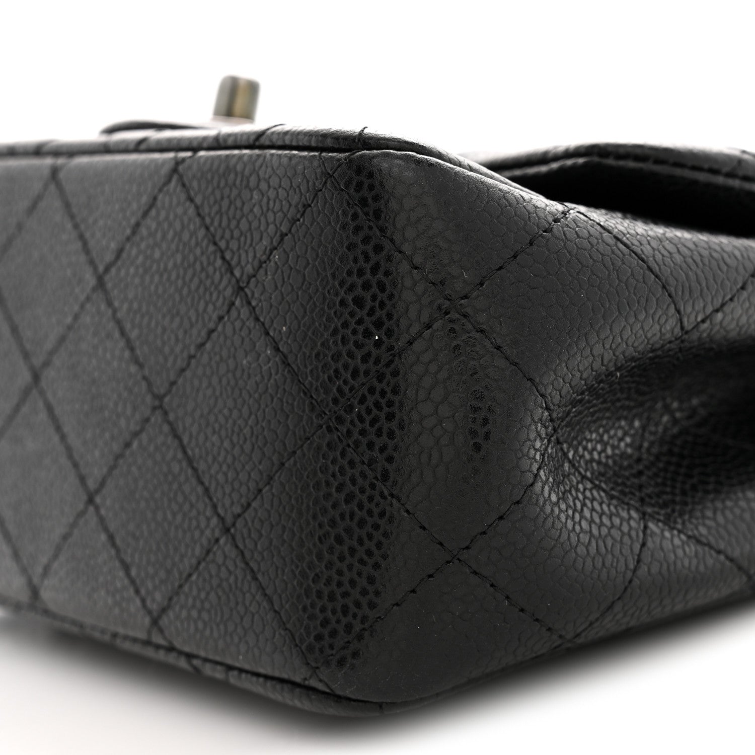 Chanel Caviar Quilted Mini Square Flap Black 10 of 10