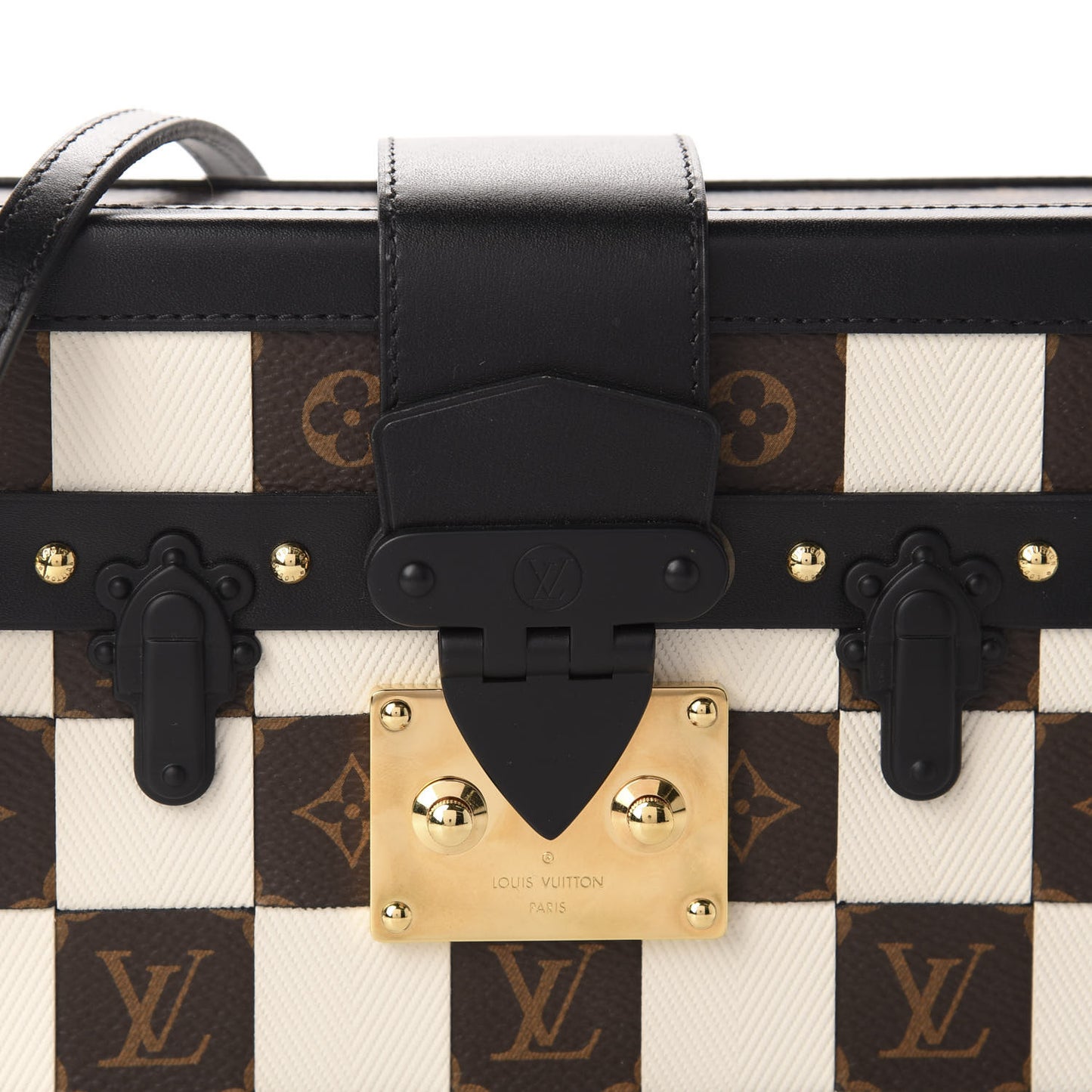 Monogram Tressage Petite Malle Creme