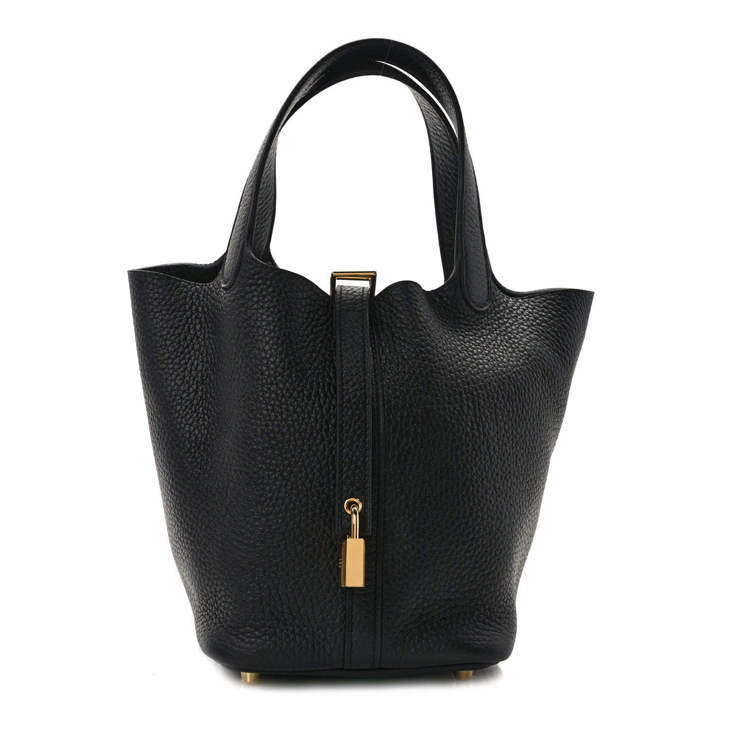 Hermes Taurillon Clemence Picotin Lock 18 PM Black 1 of 10