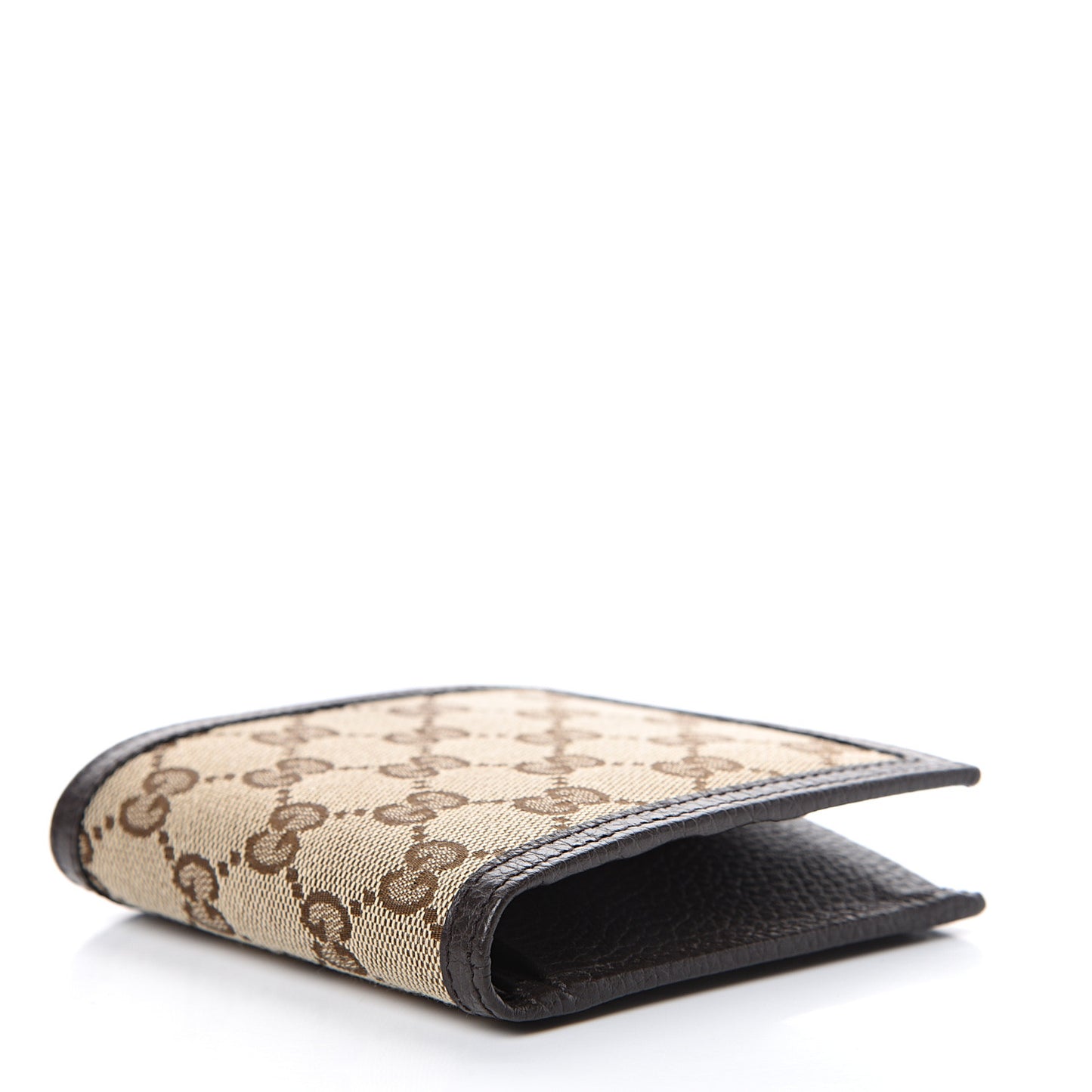 Monogram Bi-Fold Wallet Dark Brown