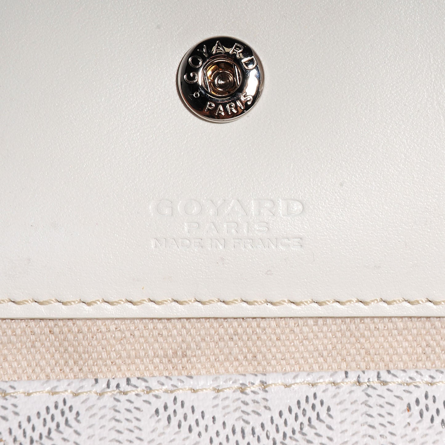 Goyardine Saint Louis GM White