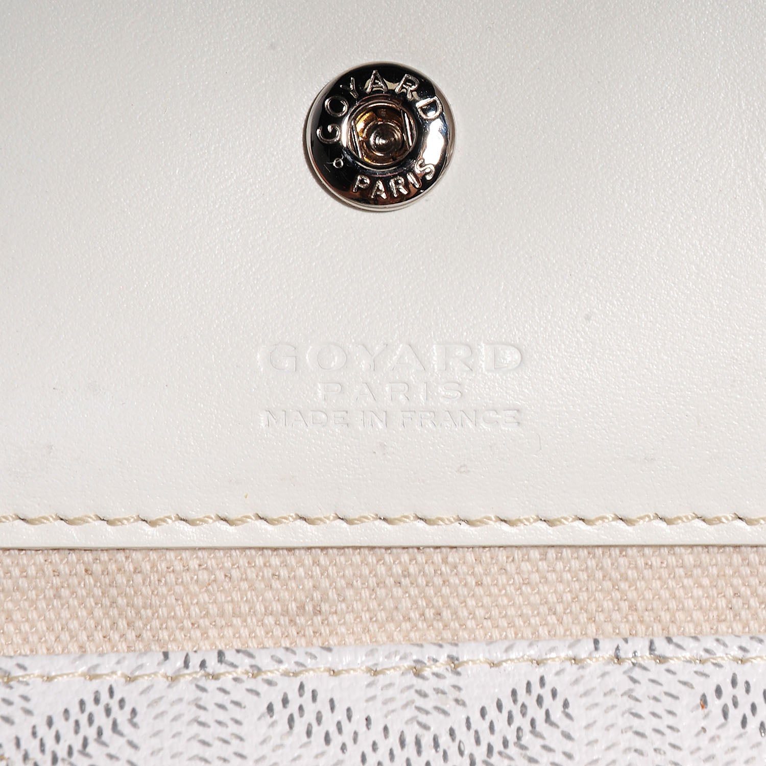 Goyard Goyardine Saint Louis GM White 6 of 7