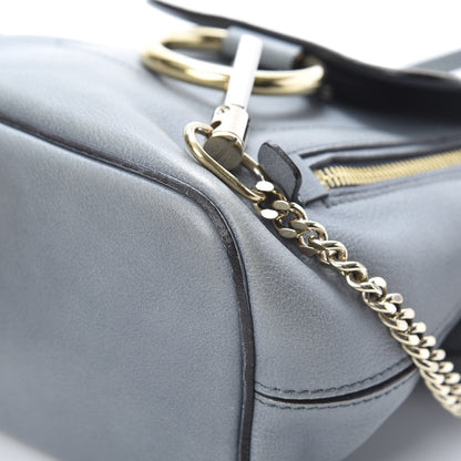 Chloe Suede Calfskin Mini Faye Backpack Cloudy Blue 9 of 11