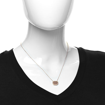 Roberto Coin 18K Rose Gold Diamond Amphibole Pendant Necklace 2 of 4