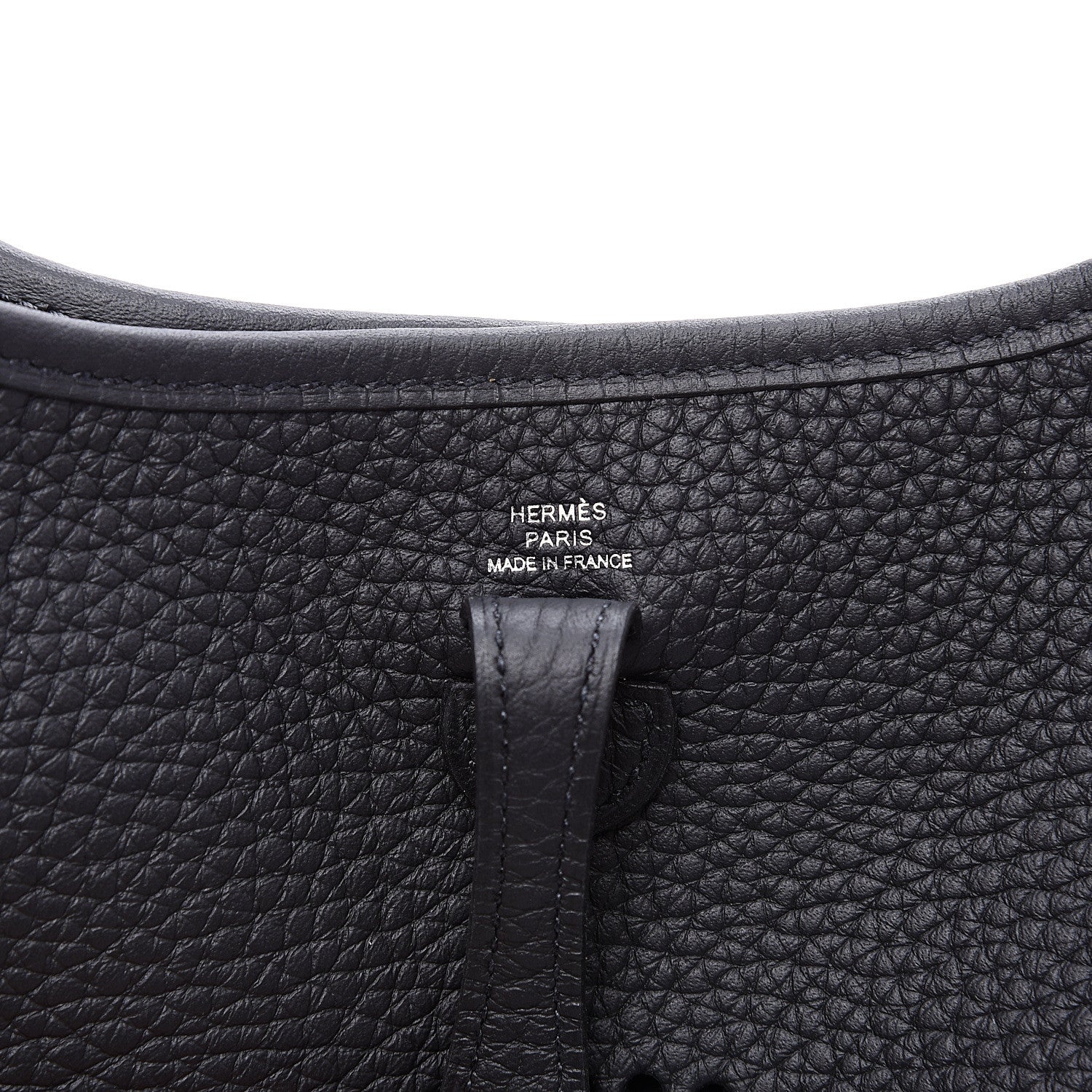 Hermes Taurillon Clemence Evelyne TPM Black 8 of 10