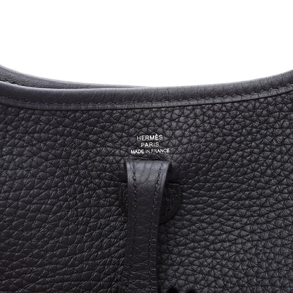 Hermes Taurillon Clemence Evelyne TPM Black 8 of 10