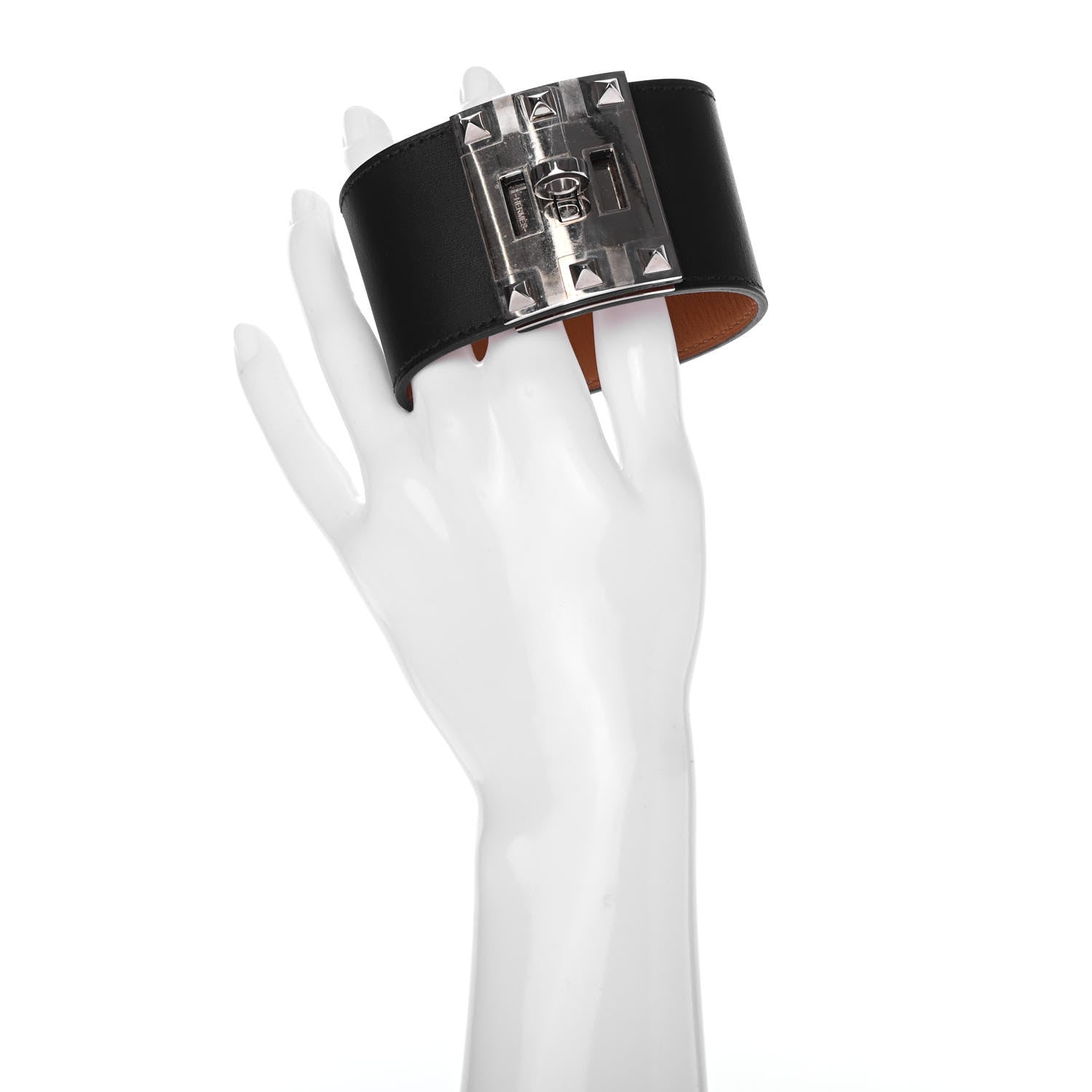 Hermes Swift Kelly Dog Bracelet L Black 2 of 5