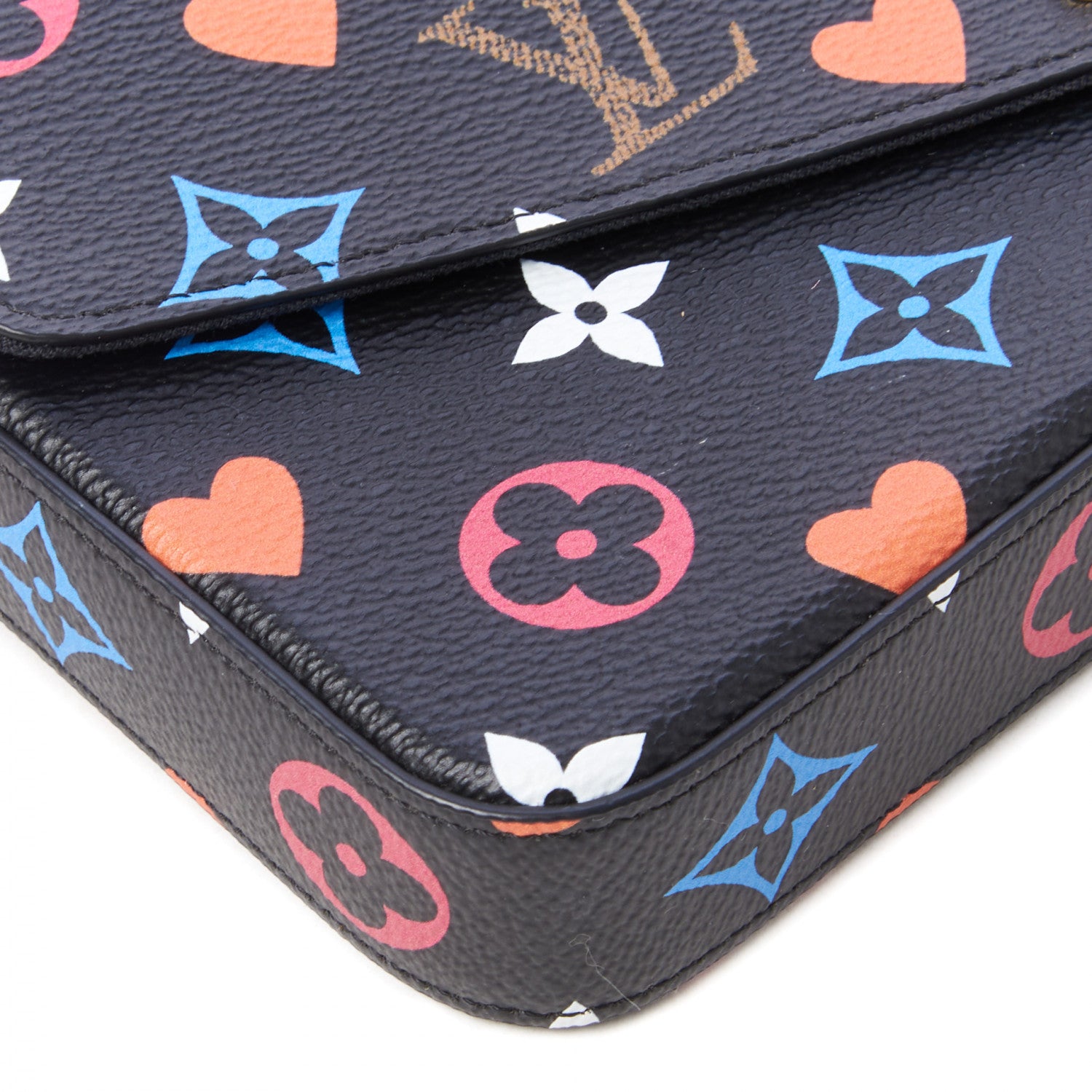 Louis Vuitton Game On Felicie Chain Wallet Black 7 of 10