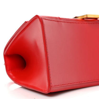 Balenciaga Shiny Box Calfskin Small Hourglass Top Handle Bag Bright Red 7 of 8