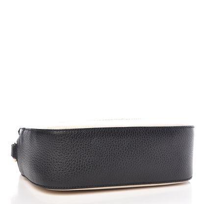 Gucci Dollar Calfskin Bi-Color Small Soho Disco Bag Mystic White Black 4 of 10