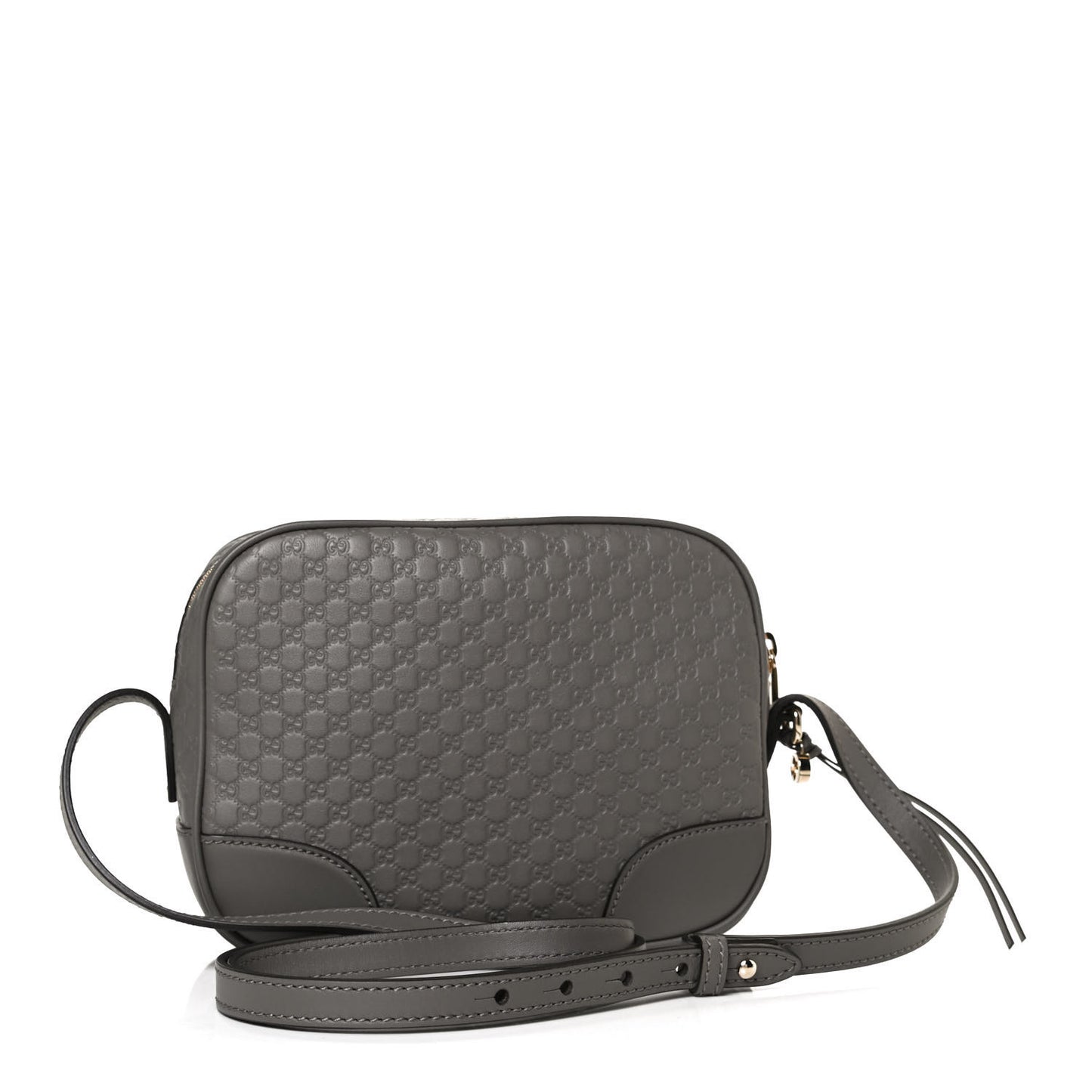 Microguccissima Mini Bree Messenger Bag Grey