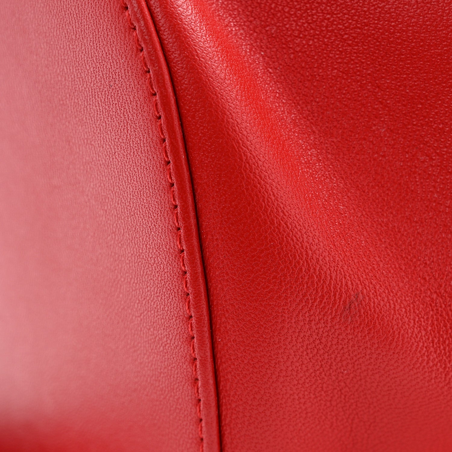 Chanel Lambskin CC Mania Backpack Red 11 of 13