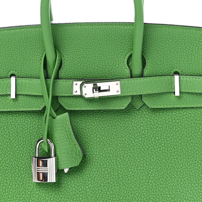 Hermes Togo Birkin 25 Vert Yucca 8 of 11
