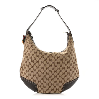 Gucci Monogram Large Princy Hobo Dark Brown 1 of 11