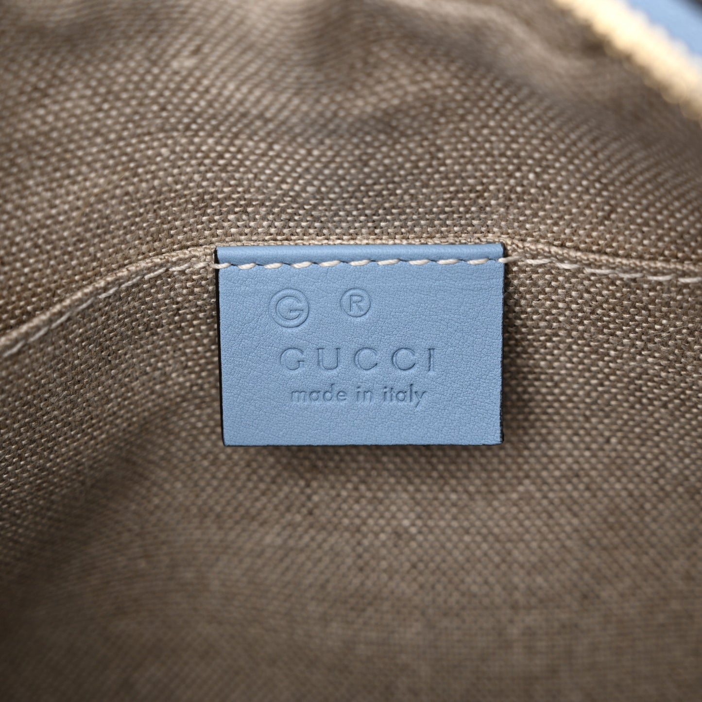 Microguccissima Mini Bree Messenger Bag Mineral Blue