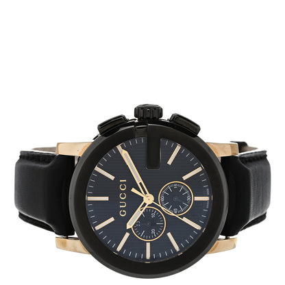Gucci PVD Stainless Steel Calfskin 44mm G-Chrono Quartz Watch Black 2 of 5