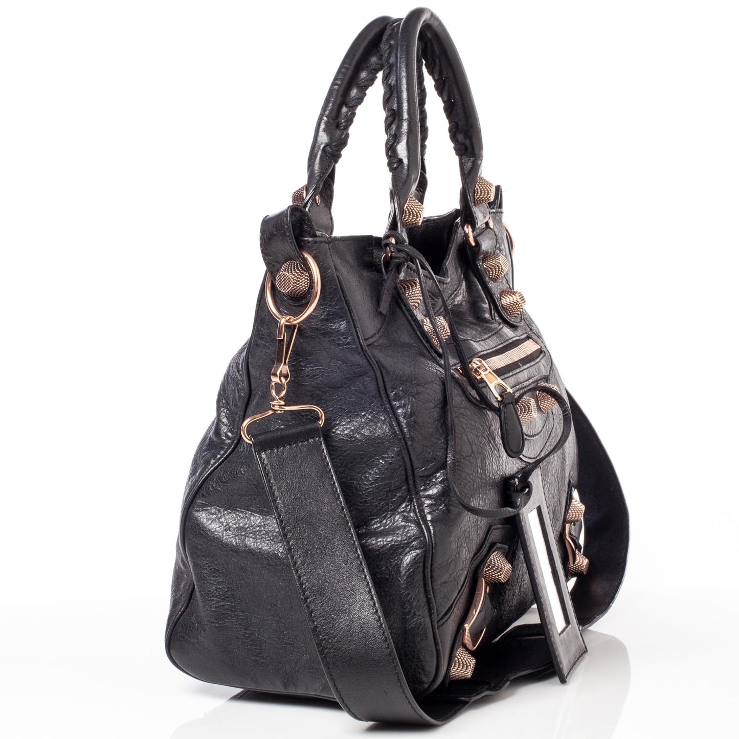 Agneau Giant 21 Rose Gold Hardware Velo Black