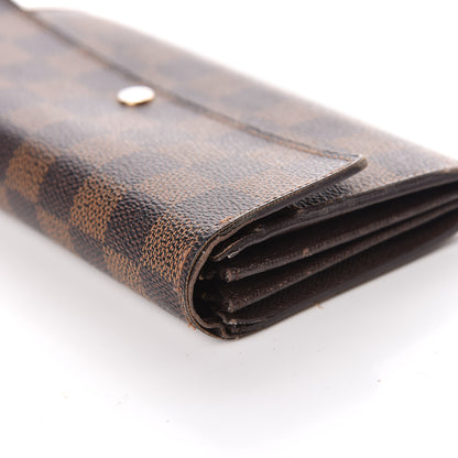 Louis Vuitton Damier Ebene Sarah Wallet 7 of 15
