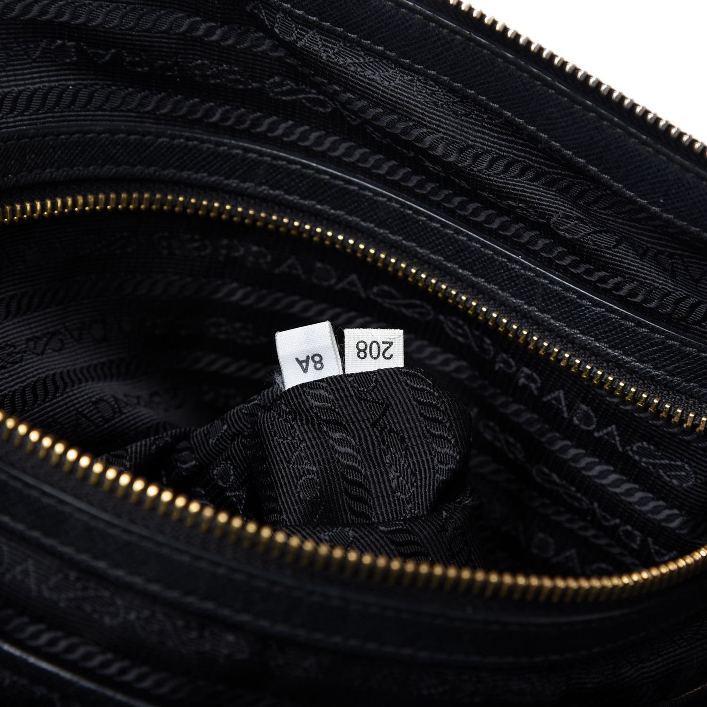 Tessuto Nylon Saffiano Tote Black