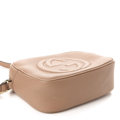 Gucci Pebbled Calfskin Small Soho Disco Bag Camelia 4 of 10