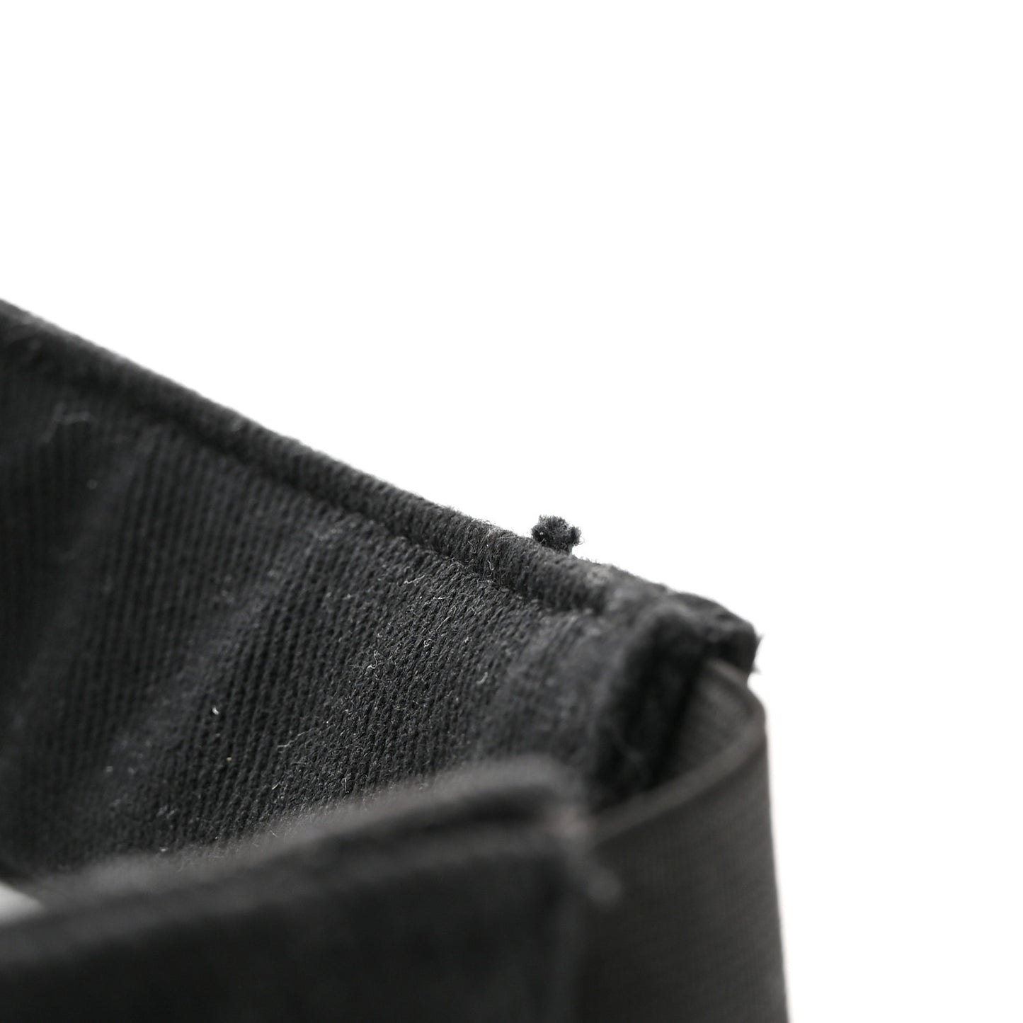 Drill Nylon Triangle Logo Embroidered Mens Visor M Black