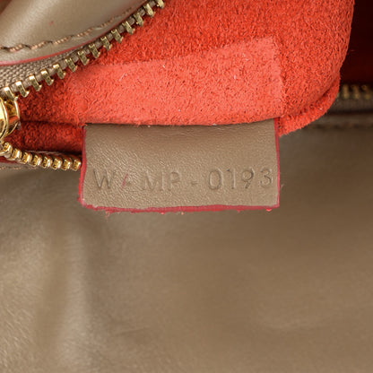 Celine Natural Calfskin Medium Tie Knot Tote Dark Beige Orange Trim 8 of 9
