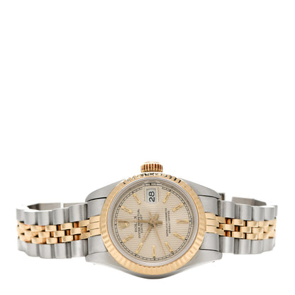 Rolex Stainless Steel 18K Yellow Gold 26mm Oyster Perpetual Datejust Watch Champagne 69173 2 of 4