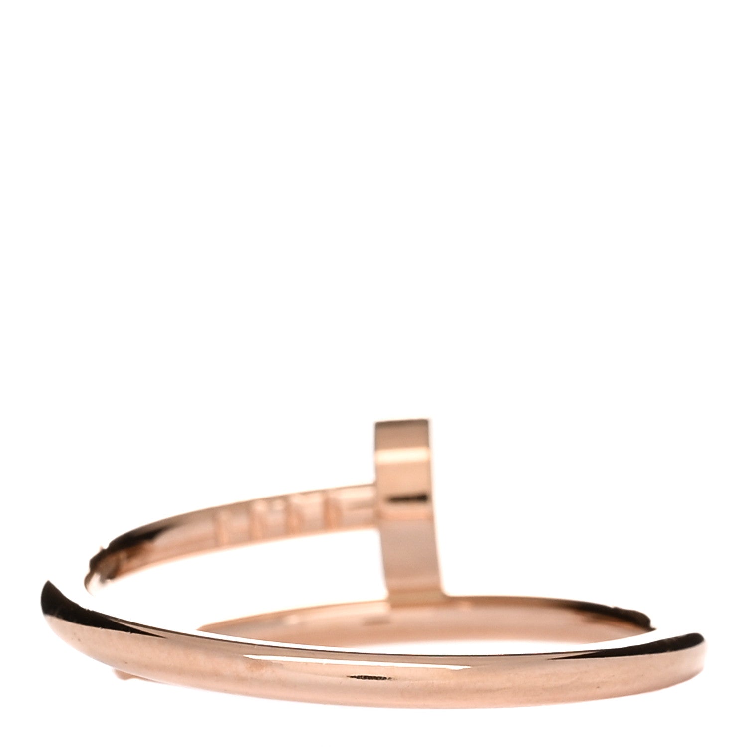 Cartier 18K Pink Gold Small Juste Un Clou Ring 53 6.25 3 of 5