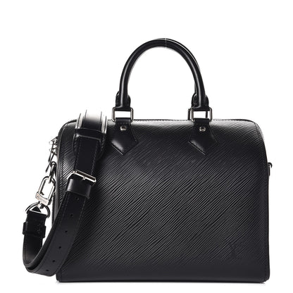 Louis Vuitton Epi Speedy Bandouliere 25 Black 1 of 8