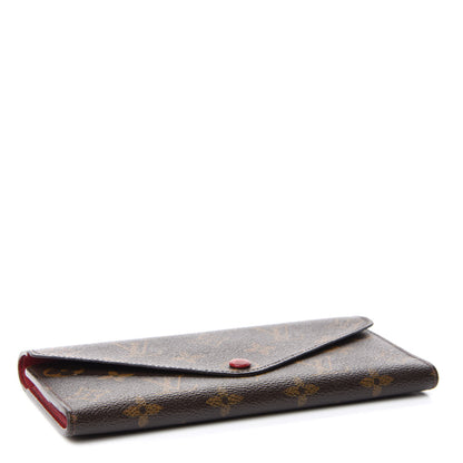Louis Vuitton Monogram Josephine Wallet Red 5 of 9