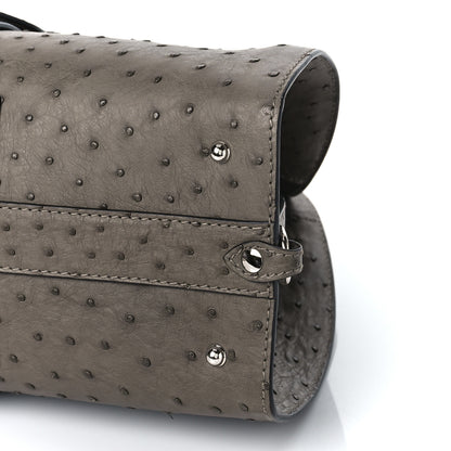 Gucci Ostrich Medium Stirrup Top Handle Bag 9 of 9