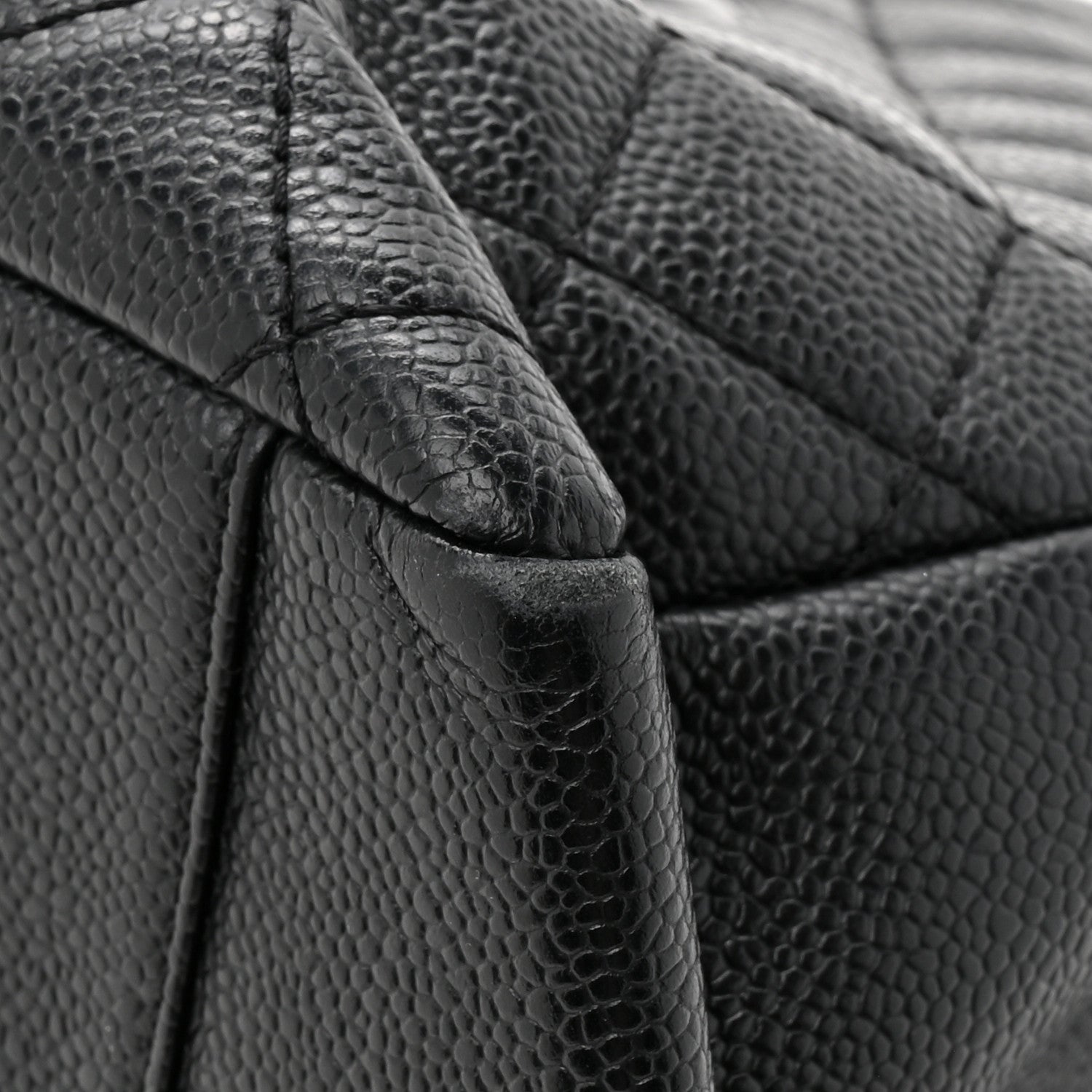 Chanel Caviar Quilted Grand Shopping Tote GST Black 10 of 13