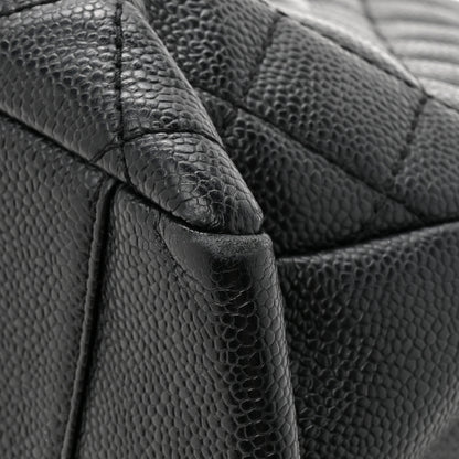Chanel Caviar Quilted Grand Shopping Tote GST Black 10 of 13