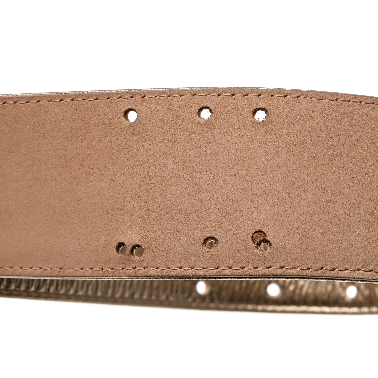 Chanel Metallic Calfskin CC Belt 95 38 Gold 6 of 8